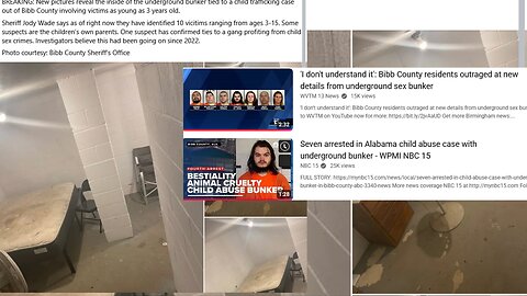 Seven arrested in Alabama child trafficking case with underground abuse bunker