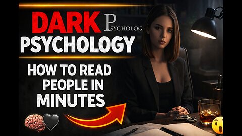 Dark Psychology: How to Read People in Minutes 🧠🖤 #DarkPsychology #PsychologyFacts