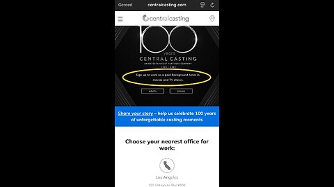 CENTRAL CASTING NEWS ON ICONS