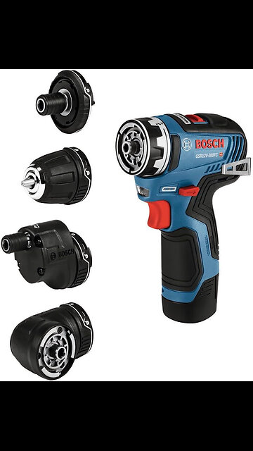 Bosch GSR12V-300FCB22 12V Max Drill/Driver with 5-In-1 Flexiclick® System