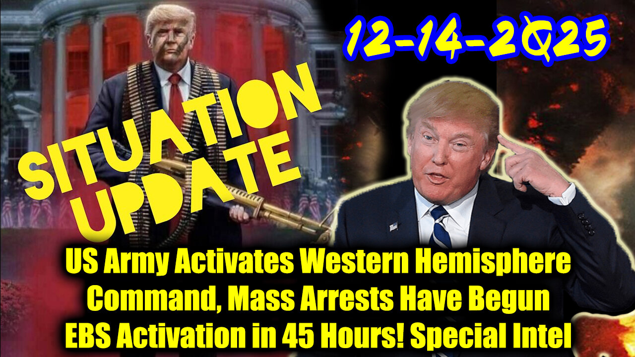 Situation Update 12.14.25 - Trump's Executive Orders, GITMO Update; Trump's Global Military Alliance