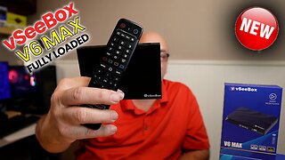 NEW vSeeBox V6 MAX FULLY LOADED AndroidTV Box w/Lifetime Apps!