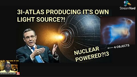 4 OBJECTS: "DOES 3i ATLAS GENERATE IT S OWN LIGHT???"