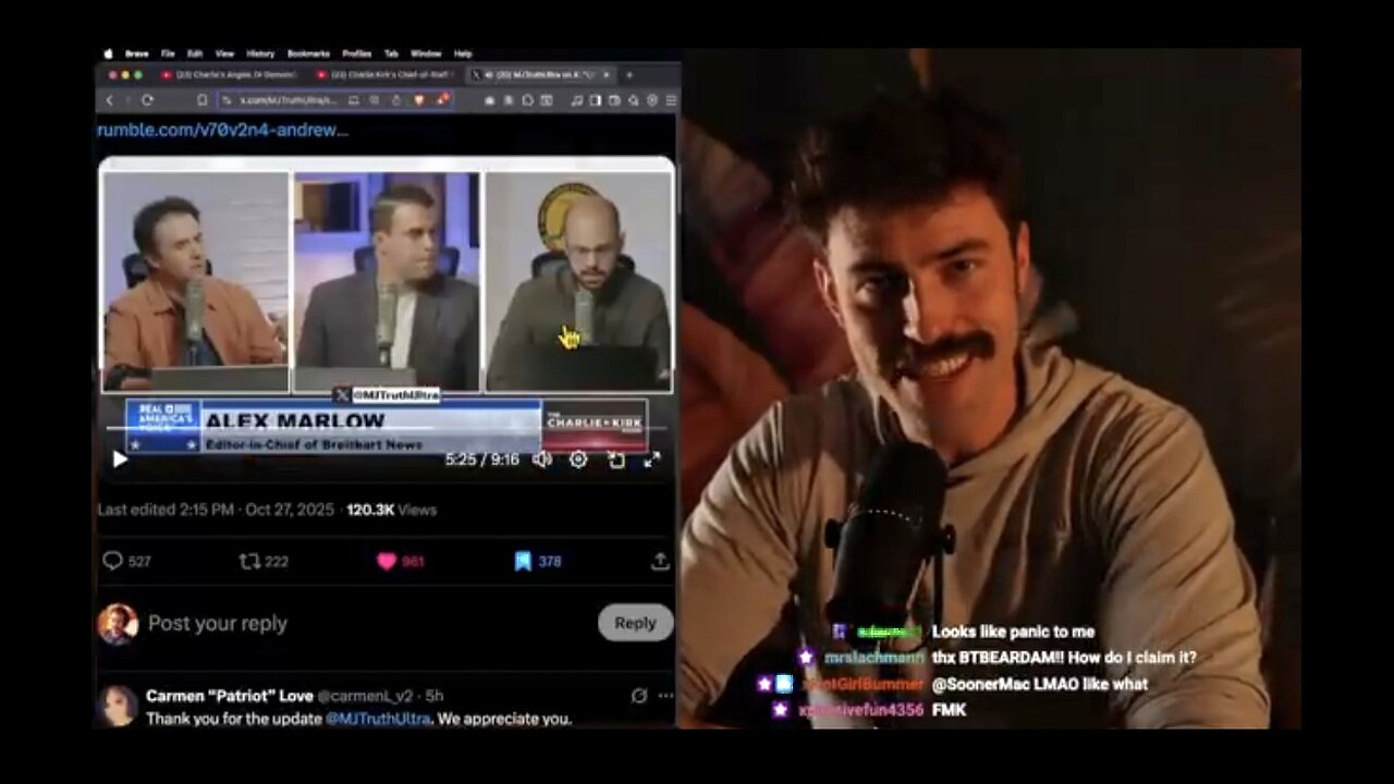 Ian Carroll clip ~ TPUSA Fires Back- Compares Us All to Drug Addicts for Wanting Answers