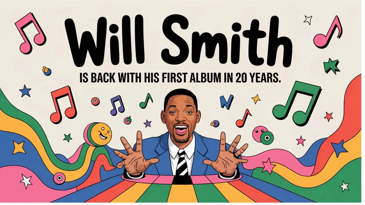 WILL SMITH IS BACK WITH HIS FIRST ALBUM IN 20 YEARS?