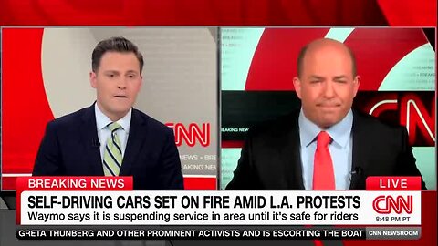 Brian Stelter Downplays ‘Isolated’ L.A. Riots: It Looks Bad Because of Misinformation on Social Media