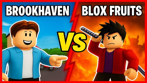Brookhaven RP vs Blox Fruits 🔥 Roblox Showdown | Which Game Is The Best?