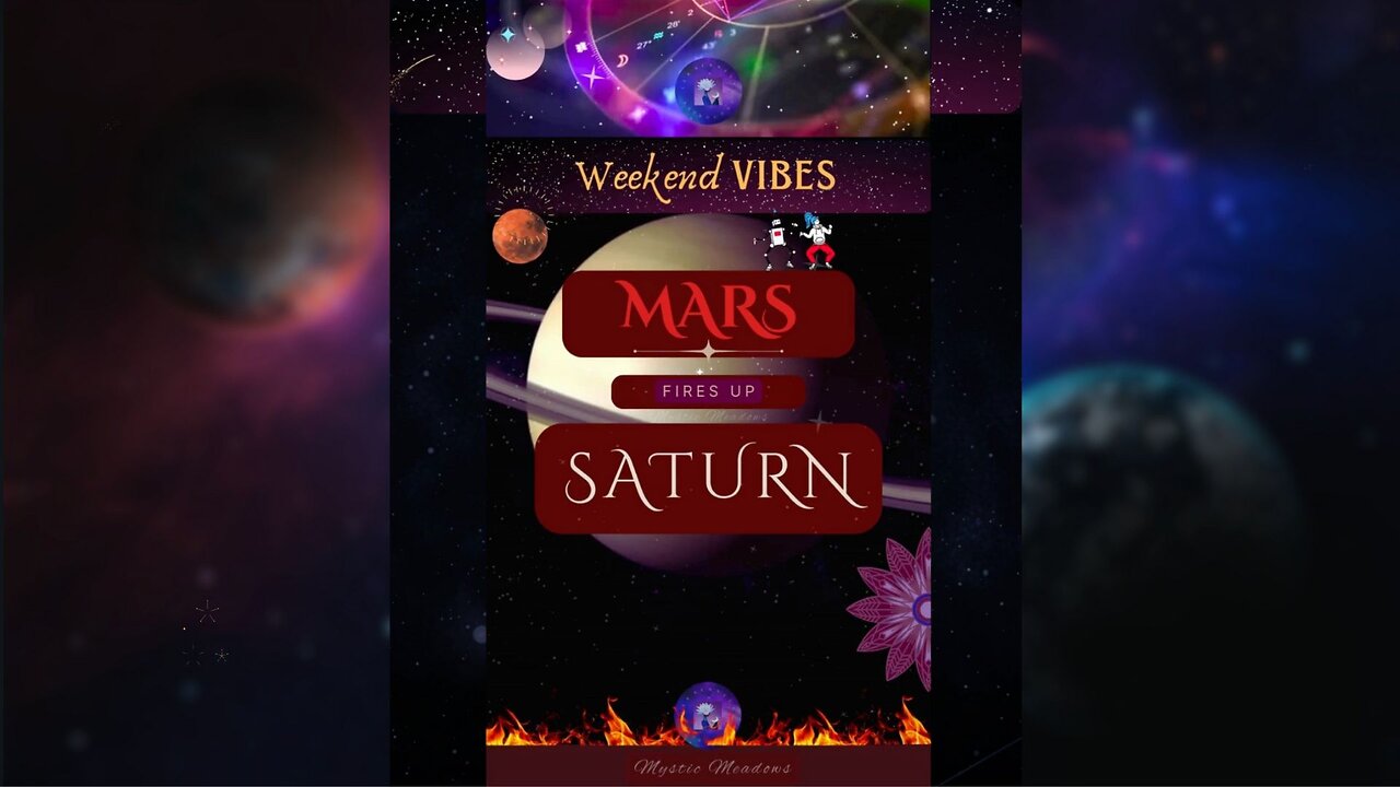 Coming Weekend! ACTION MODE: ACTIVATED! Mars trine Saturn 🔥🪐