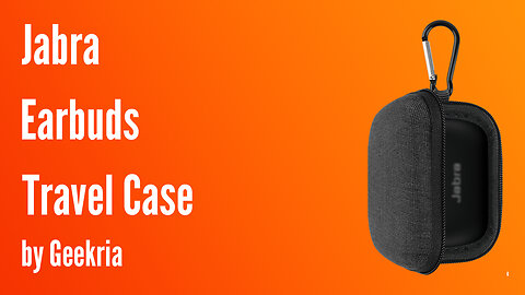 Jabra Earbuds Travel Case Cover | Geekria