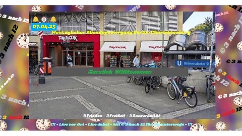 🔔🕕🔔 Abendspaziergang Charlottenburg - Herzlich Willkommen - Live aus Berlin - 07.04.25