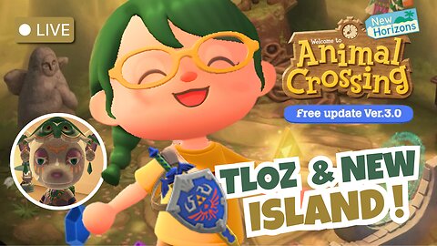 TLoZ Items & New Island ⚔️ Animal Crossings: New Horizons