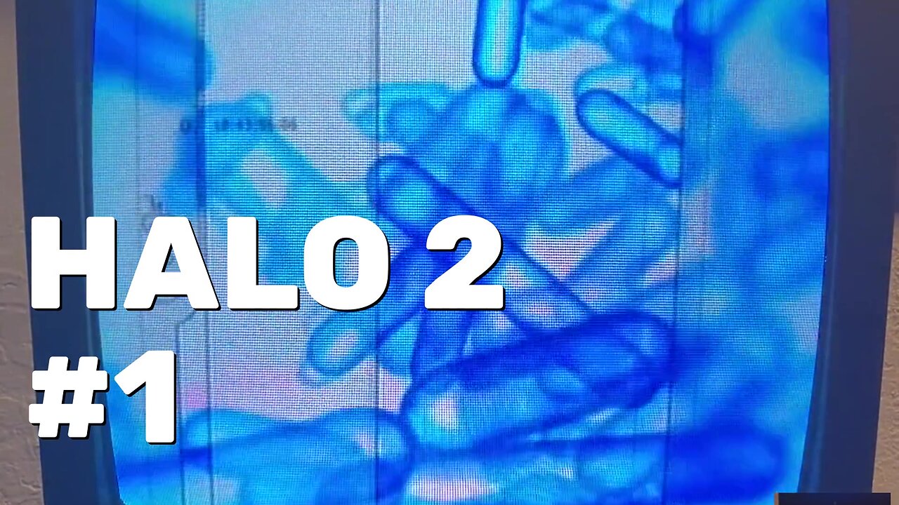 Halo 2 Gameplay Part 1 - CRT Gaming