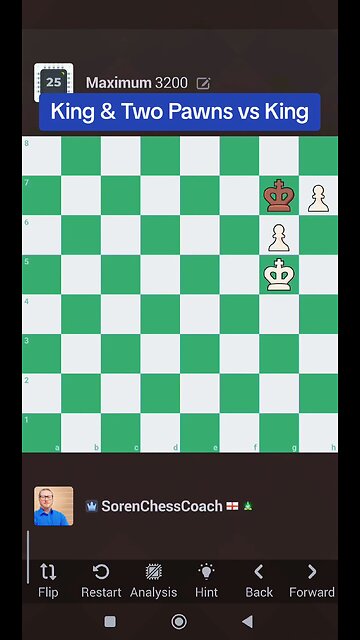 King&Two Pawns Vs King