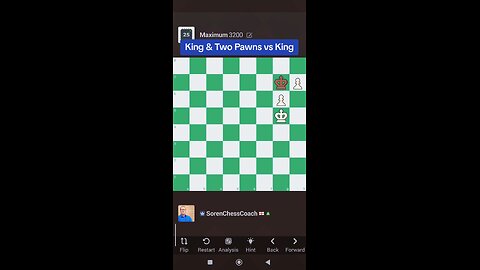 King&Two Pawns Vs King
