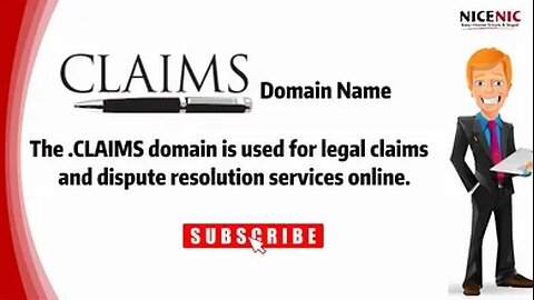Cheap .CLAIMS Domain Name: Used for legal claims and dispute resolution services online.