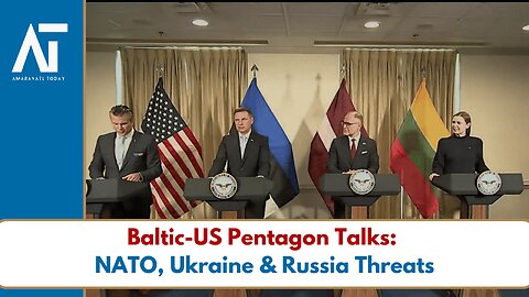Baltic Defense Ministers Meet US Chiefs at Pentagon | NATO, Ukraine | Estonia, Latvia, and Lithuania