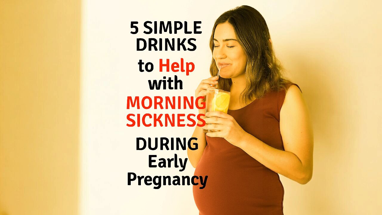 5 Simple Drinks to Help with Morning Sickness