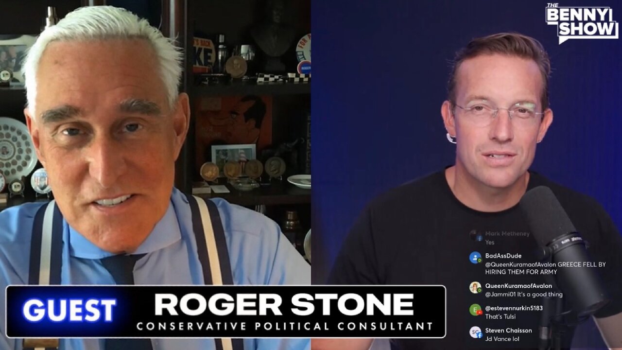 How to Defeat the Global Marxist Movement – Roger Stone w/ Benny Johnson