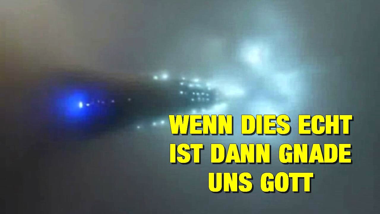 Gigantisches Mutterschiff der galaktischen Föderation gefilmt?
