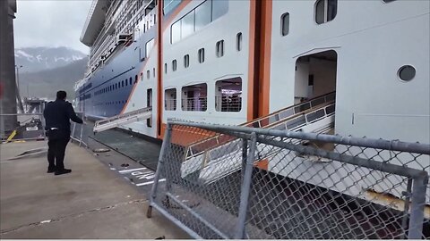 Celebrity Edge Cruise liner Breaks Loose In Alaska