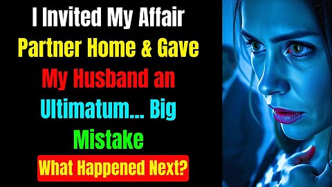 I Invited My Affair Partner Home & Gave My Husband an Ultimatum... Big Mistake #cheating