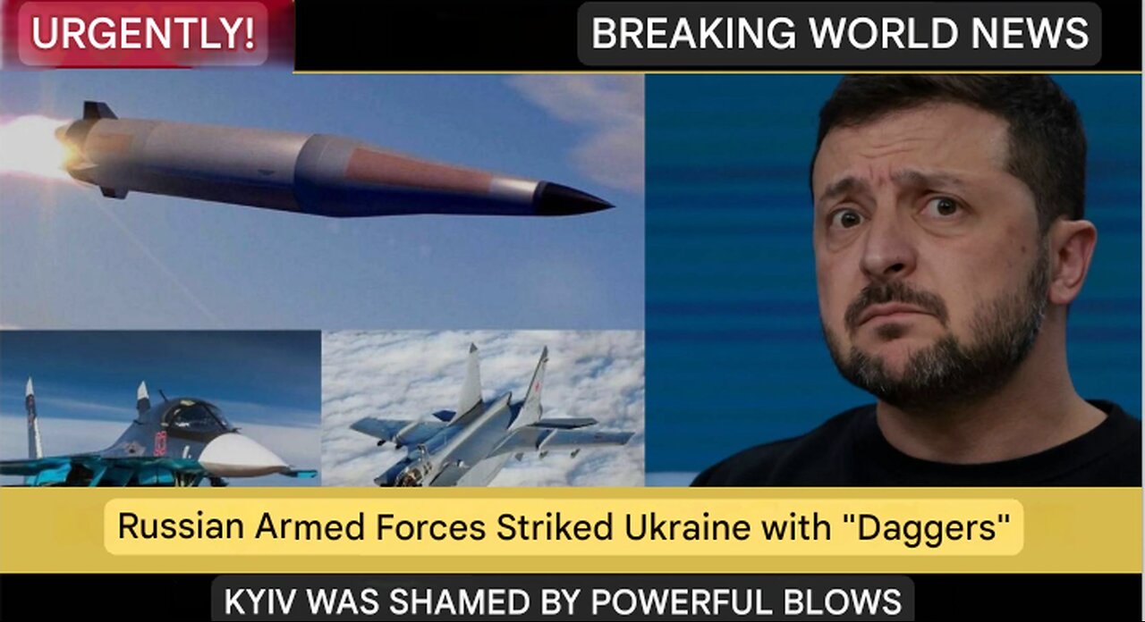 The Russian Armed Forces launched a record number of hypersonic Kinzhal missiles at Ukraine.