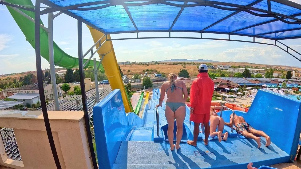Unseen Secrets: Exploring Europes INSANE Water Park. Aquaparadise in Bulgaria. All Waterslides