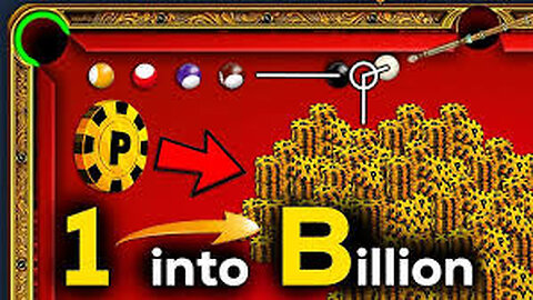 TURNING 1 SINGLE Coin into BILLION of Coins One to Hero-8 Ball Pool
