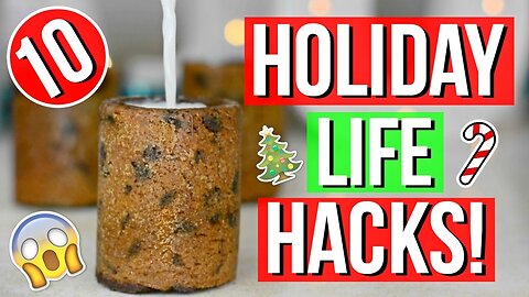 10 AMAZING Holiday Life Hacks You Need To Try! DIY