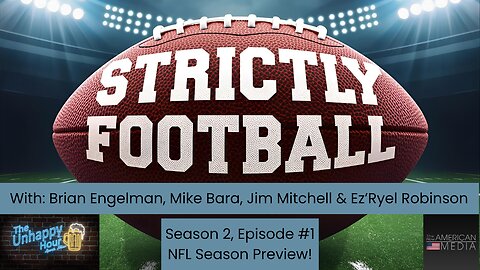 STRICTLY FOOTBALL Season 2, Episode 1. 2025 NFL Season Preview W/ Brian, Mike, Jim & Izzy.