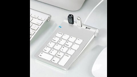 Portable Laptop Numeric Keypads, with 3_USB3.0 Ports & Sleek Design, for Windows & IOS