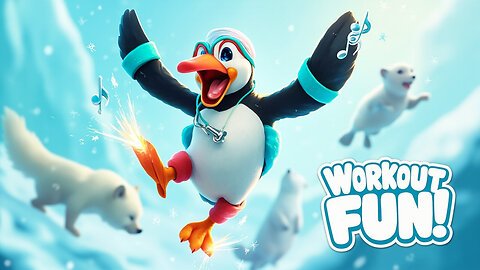 Puffin Pumps It Up 🐧💪 Arctic Workout Song for Kids