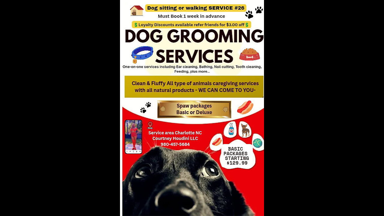 SERVICE #26 ANIMAL GROOMING