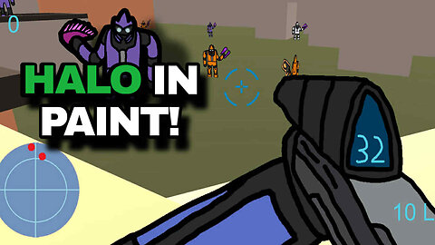Somebody Made Halo In Microsoft Paint