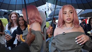 Ice Spice Walks Away from Fans After They Take Too Long for a Photo