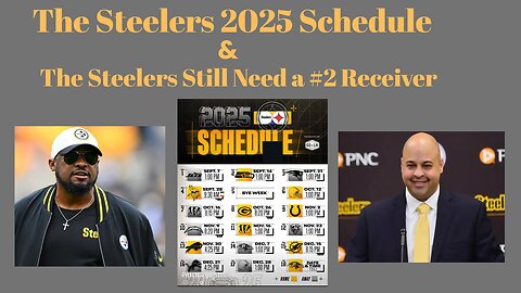 Episode 59: The Steelers 2025 Schedule & the Steelers Still Need a #2 Receiver