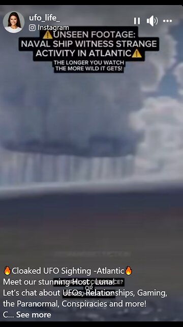 Strange activity in the Atlantic ocean