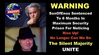 SonOfEnos Sentenced 6 Months In Maximum Security Prison For Noticing Stew Peters Alex Jones Silent