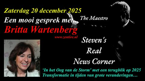 THE MAESTRO IN GESPREK MET BRITTA WARTENBERG (ZENTIRE) – ZATERDAG 20 DECEMBER 2025