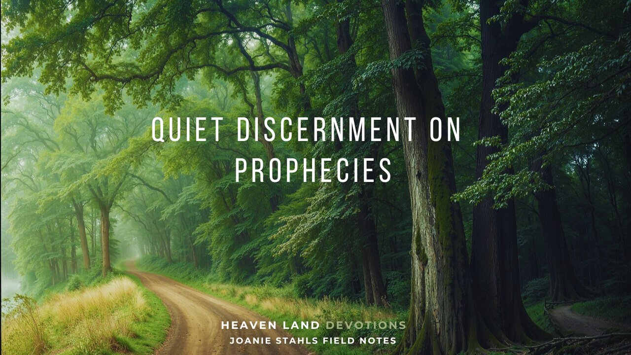 Heaven Land Devotions - Quiet Discernment on Prophecies