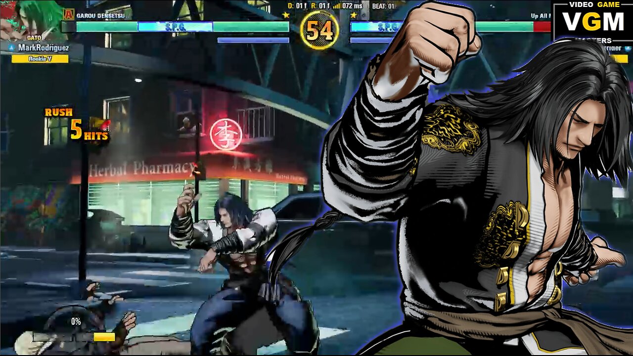 Mark Plays Fatal Fury City of the Wolves- Gato strikes!!