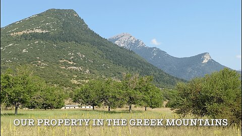First home goes on the land of our upcoming Advaita Vedanta Ashrama in the Greek mountains! 22/6/25