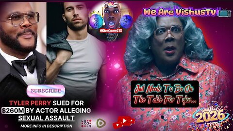 Tyler Perry Sued For $260m By Actor Alleging Sexual Assault... #VishusTv 📺