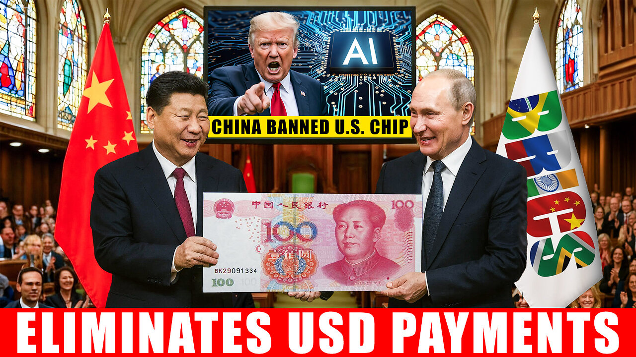 China Just BANNED ALL U.S. Chips - BRICS Shakes the Value of the U.S. Dollar