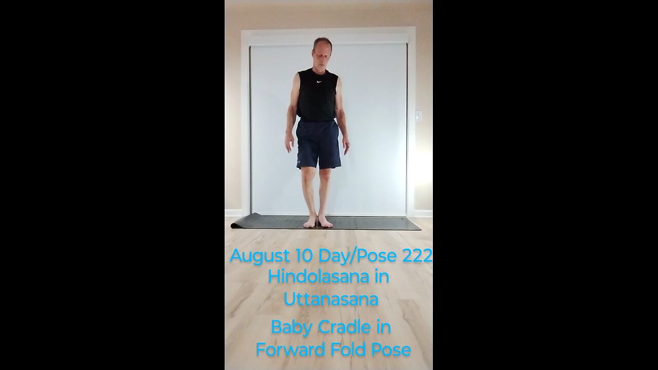 Hindolasana in Uttanasana / Baby Cradle in Forward Fold Po