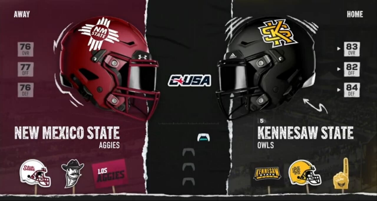 S2 Rebuild Kennesaw State vs New Mexico State: Scary first half!