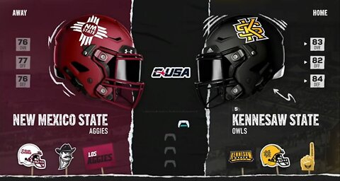 S2 Rebuild Kennesaw State vs New Mexico State: Scary first half!