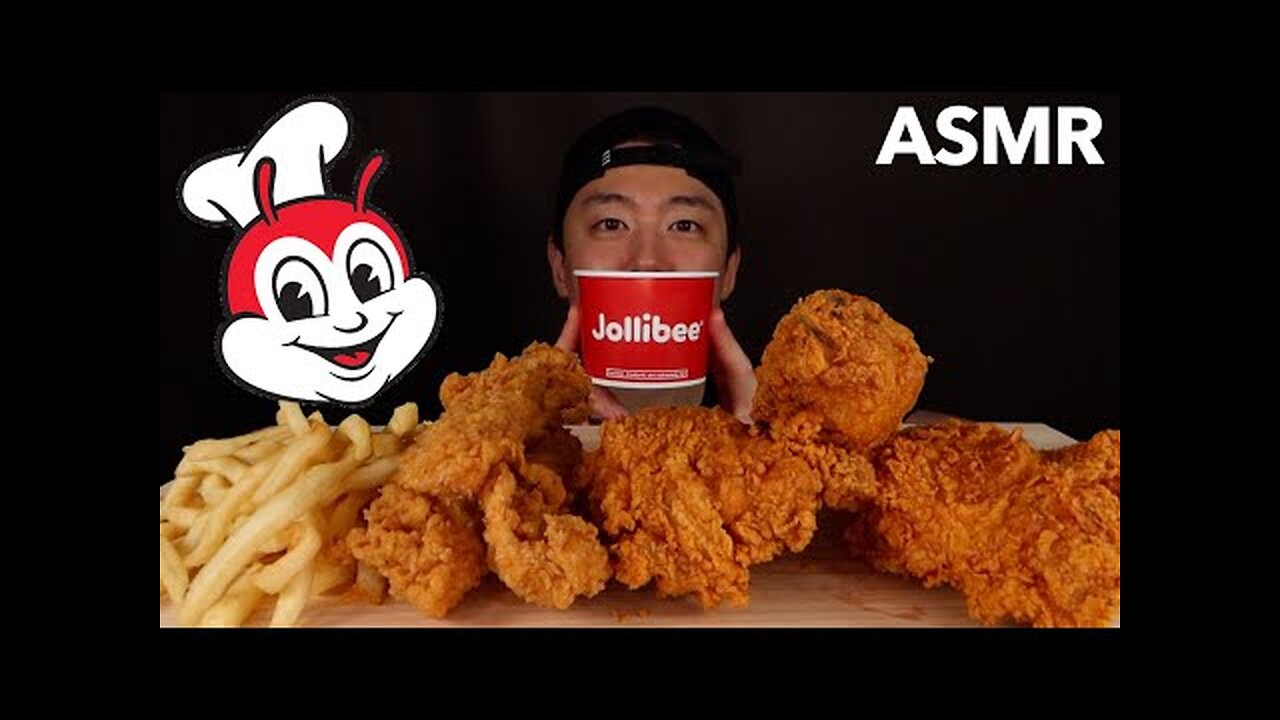 ASMR MUKBANG Jollibee: The Only Contender That Can Rival Popeyes | KevSMR