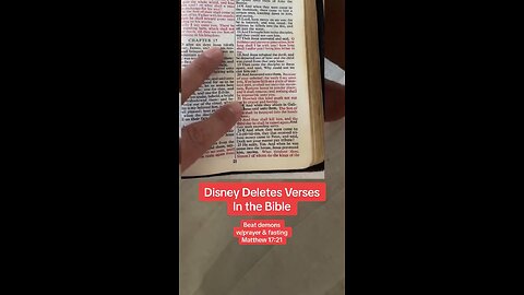 Disney Deletes Verses In The Bible?