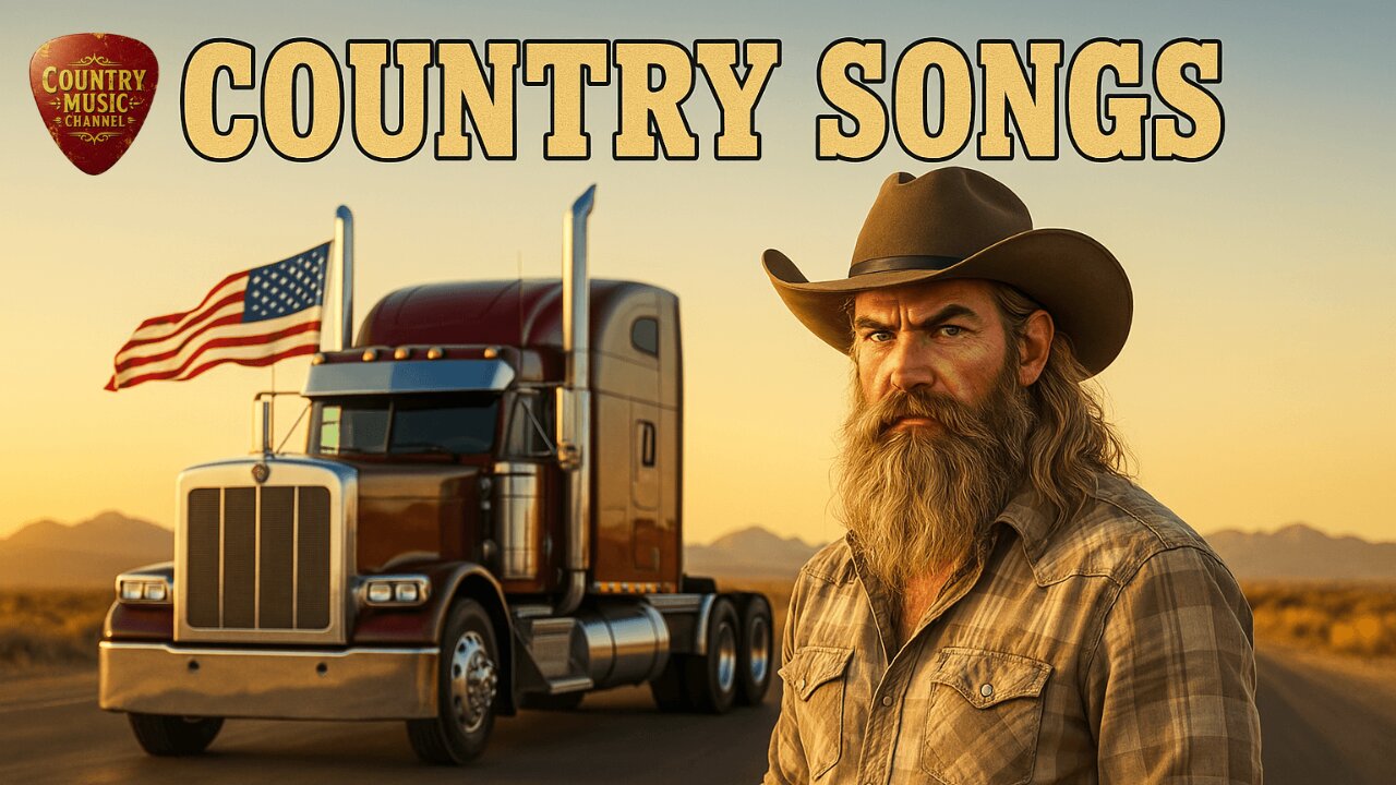 Top Country Hits for Big Rigs, Broken Hearts & Wide-Open Highways 🤠🚚